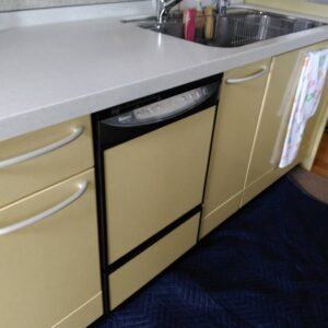 もう一度フロントオープン食洗機取替　 パネル再利用　前